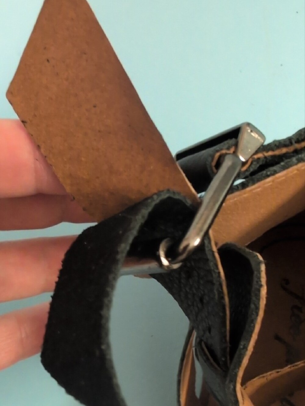 Free People, Black, Leather Ankle-Strap Gladiator Sandals, Size 39, U.S. 9 - Picture 10 of 12